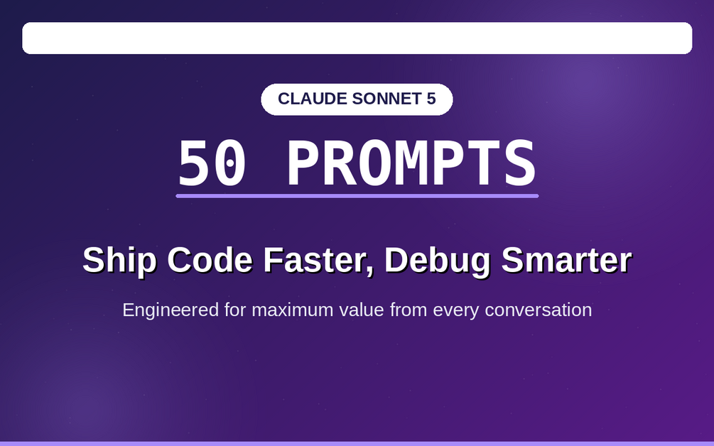 50 Claude Sonnet 5 Prompts
