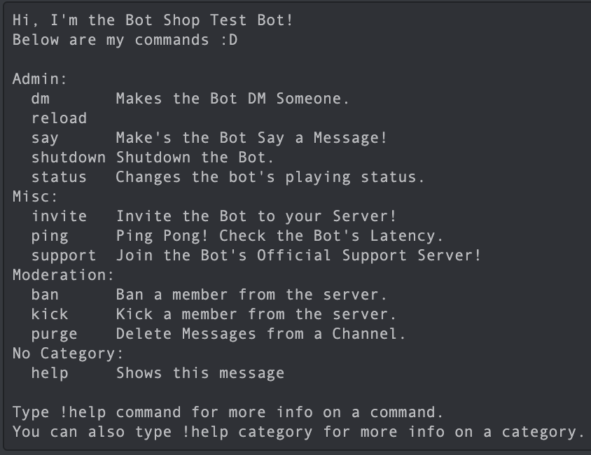Basic discord bot
