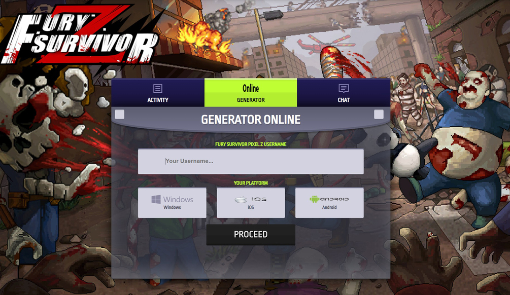 Fury Survivor Pixel Z APK Mod Hack For Gold