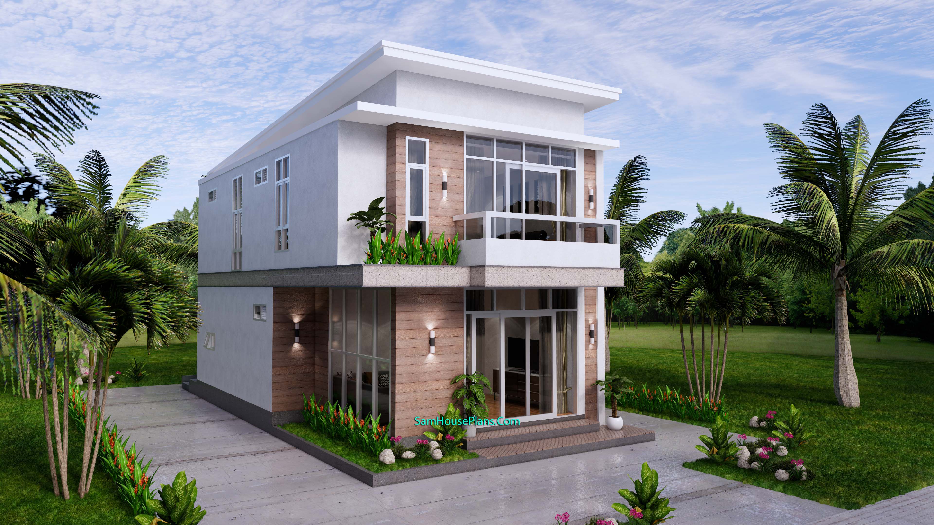 22x36 Small House Plan 6.7x10.8 meter 2 Beds PDF Full Plans