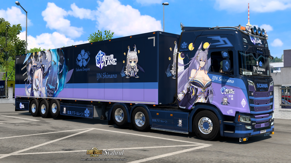 [ETS2] IJN Shinano | Azur Lane [Combo Skinpack] by Syahrul Itasha Truckstyling 痛トラック