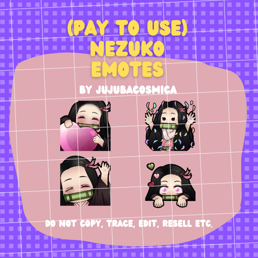 Nezuko Demon Slayer Emotes Twitch P2u