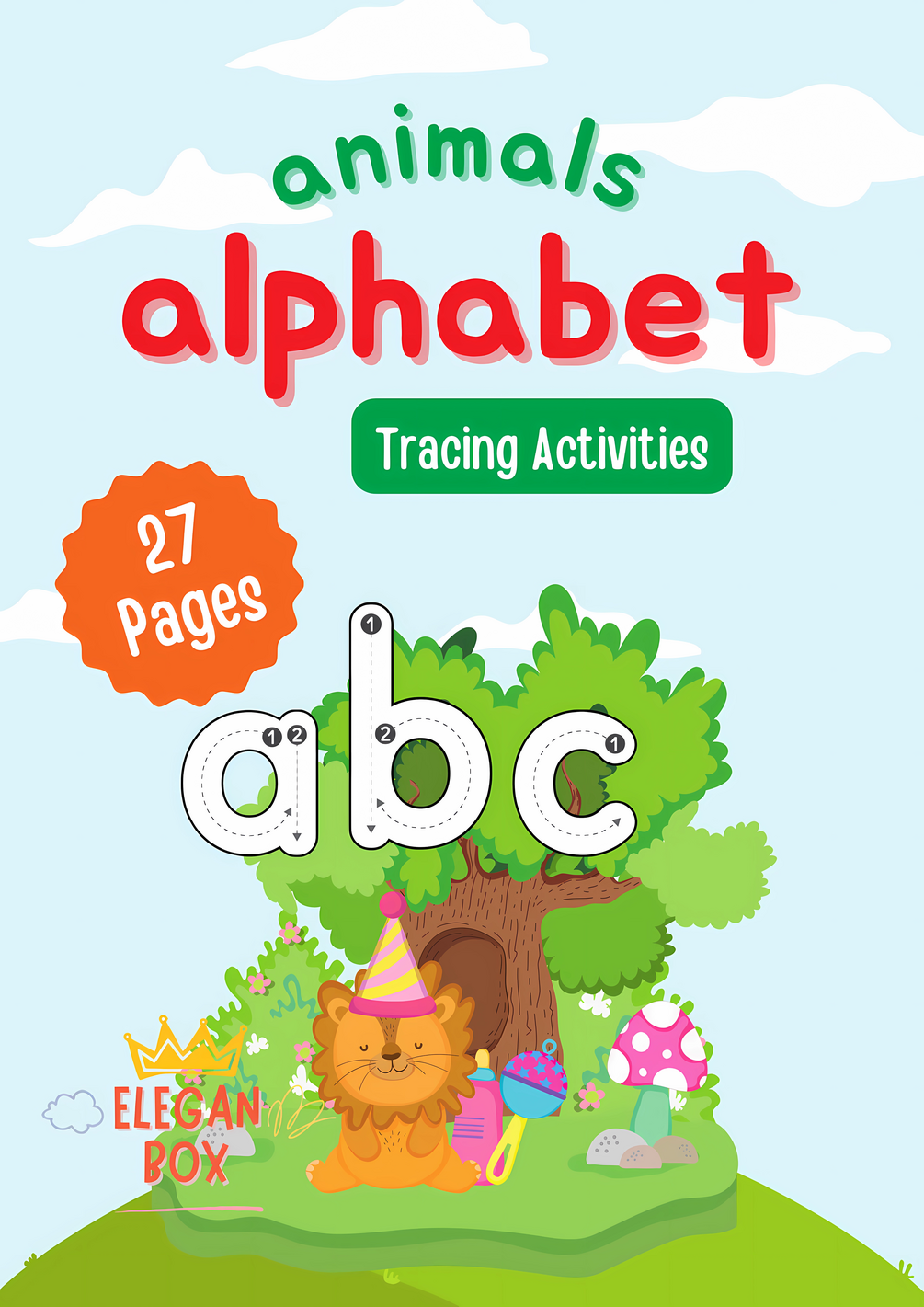 Animals alphabet tracing activities