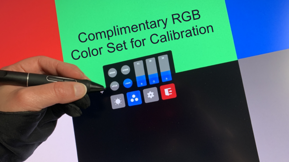 Complimentary RGB Color Set for Calibration for your tablet or monitor ...