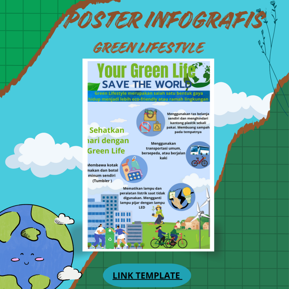 Template poster Canva design