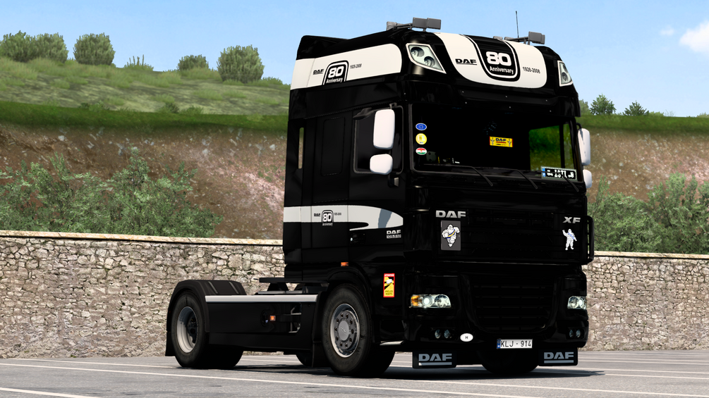 80 Anniversary skin for Daf xf 105. ETS2 by ANGYALFOLDI