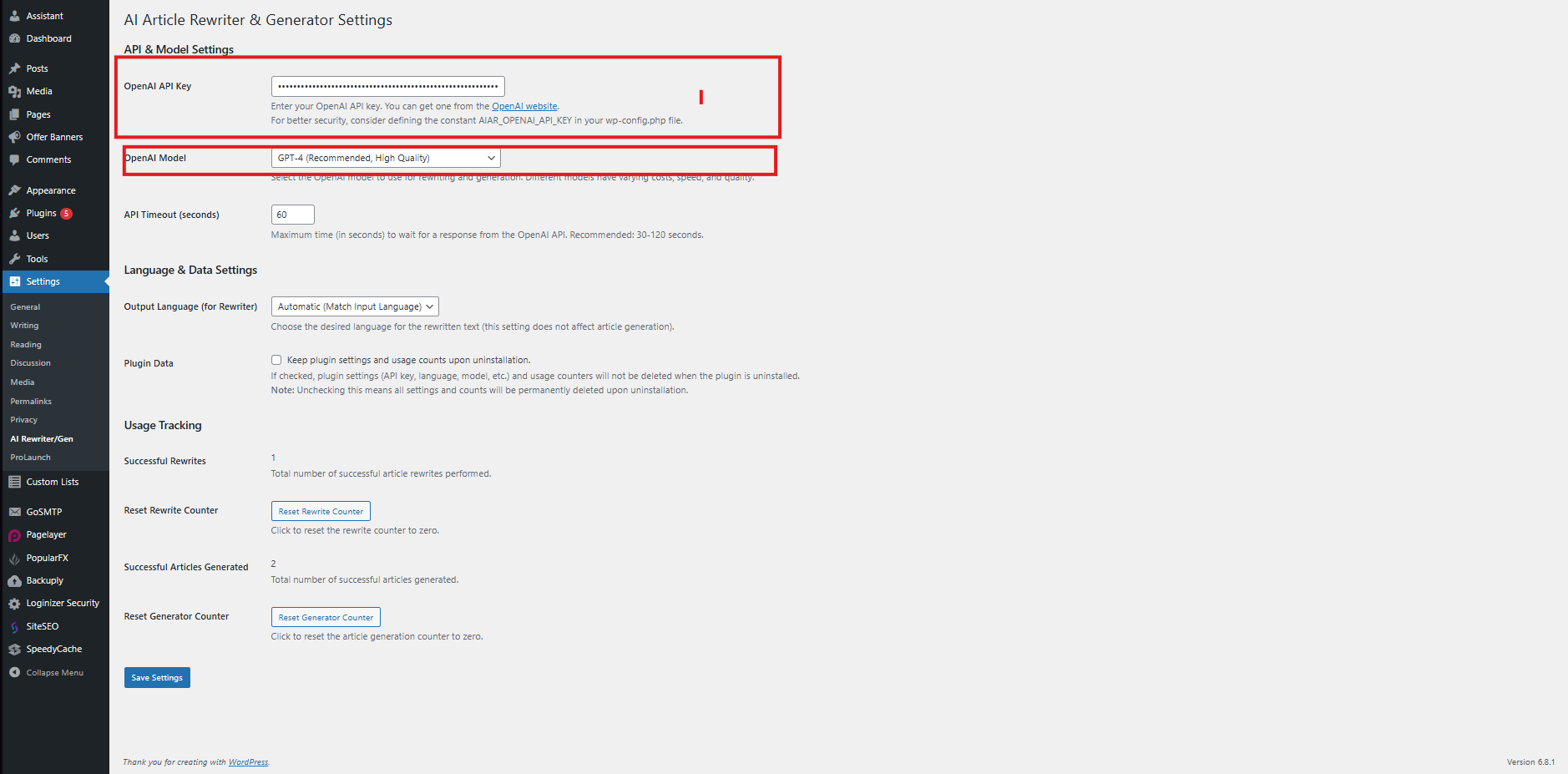 🚀 AI Article Rewriter & Generator Plugin for WordPress – GPT-Powered