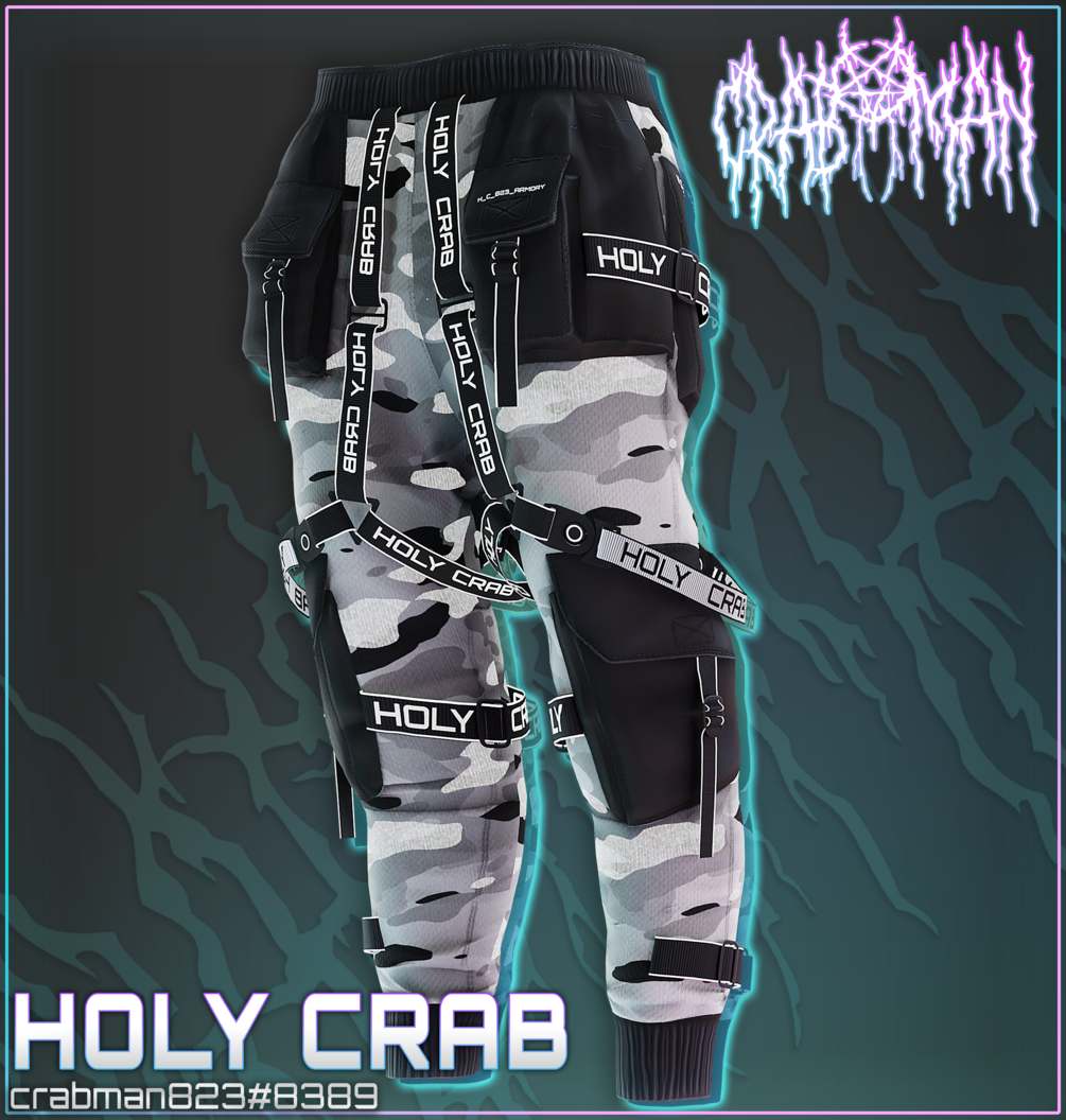 crabman - HOLY CRAB techwear pants