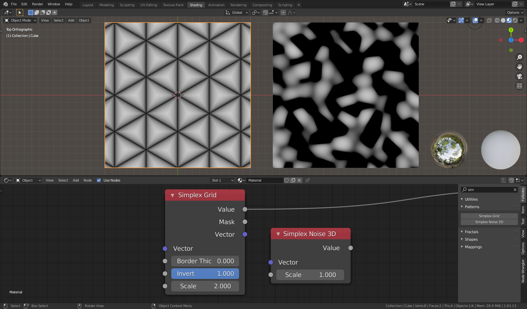 FxNodes for Blender (Addon) + Blender Puddle Shader