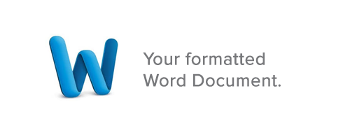 DocuBot formatted Word doc