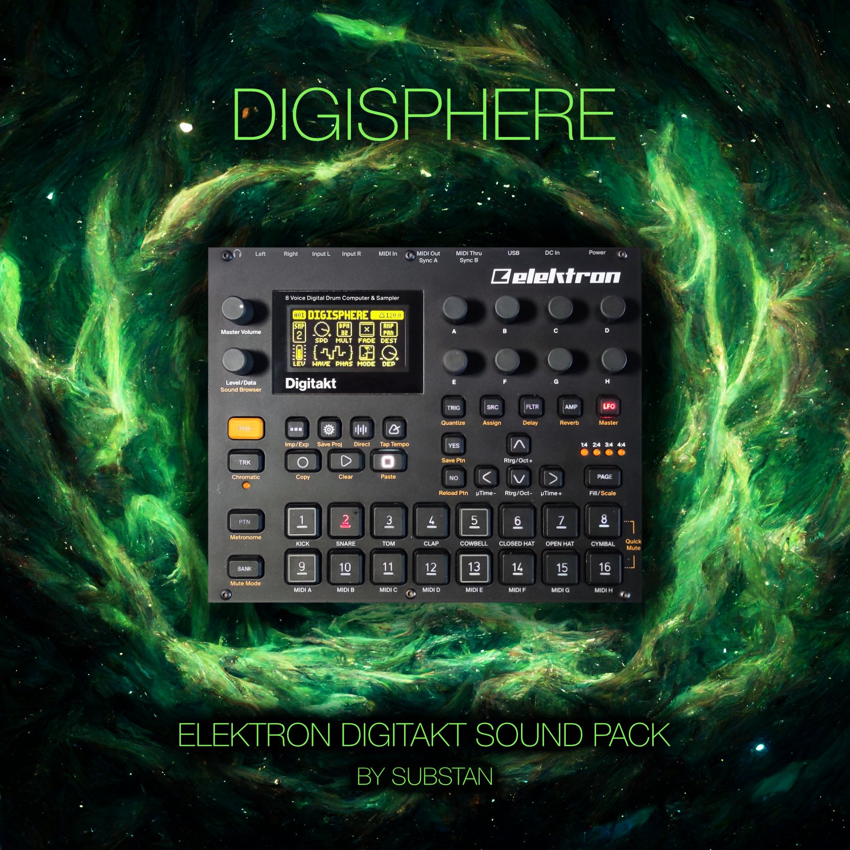 DigiSphere Elektron Digitakt Ambient Sound Pack