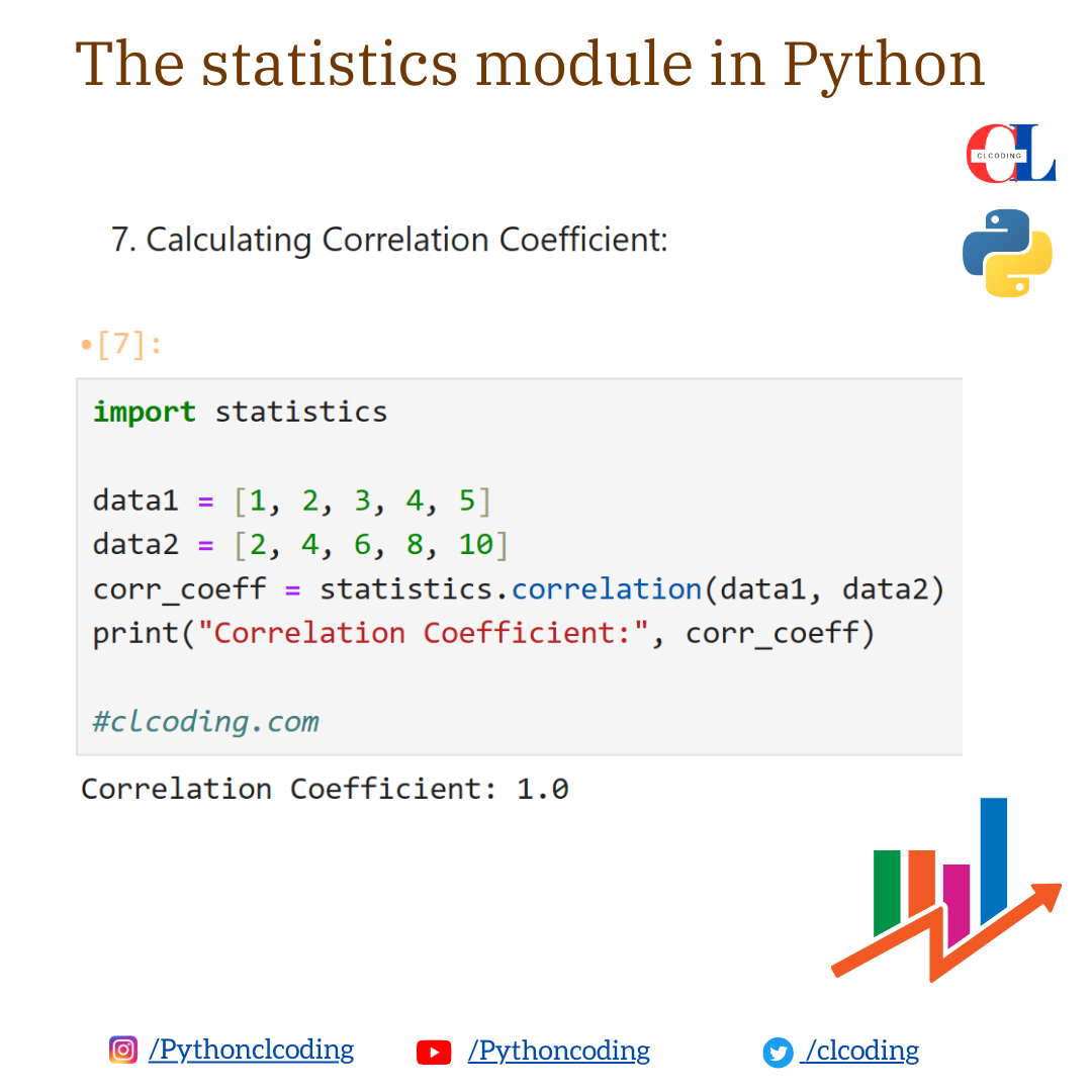 The statistics module in Python - Python Coding