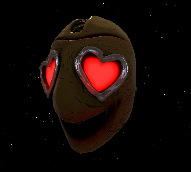 Lovesick mask surface detail