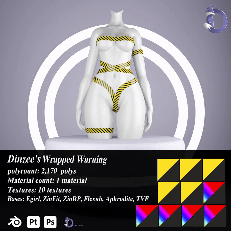 Dinzee's Wrapped Warning