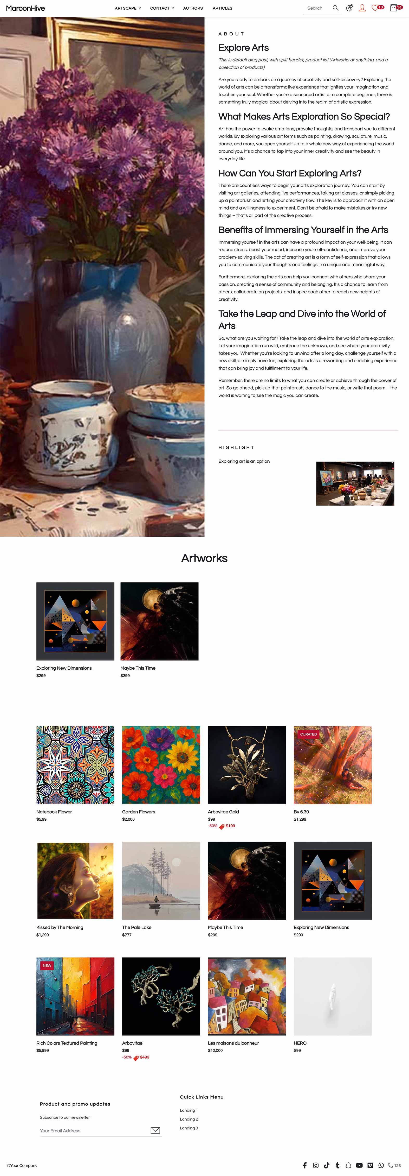 Theme preview