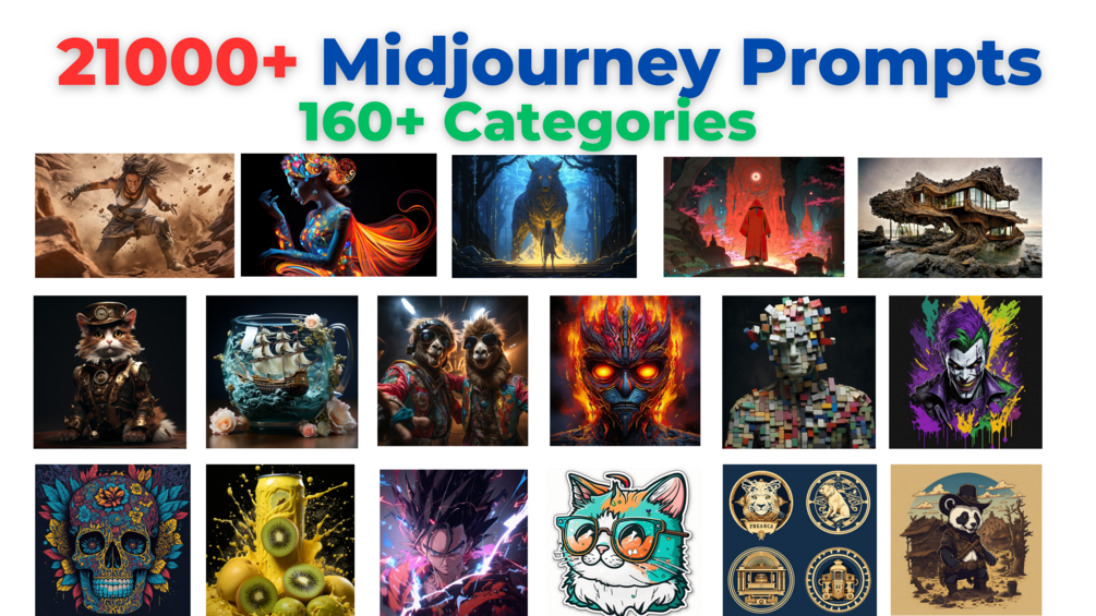 Midjourney Prompt Anime Character Illustrations (Instant Download