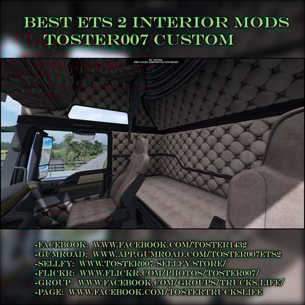 Interior MAN Euro 6 Holland ETS 2 by Toster007