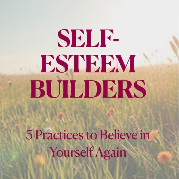 Self Esteem Builders Workbook Cover