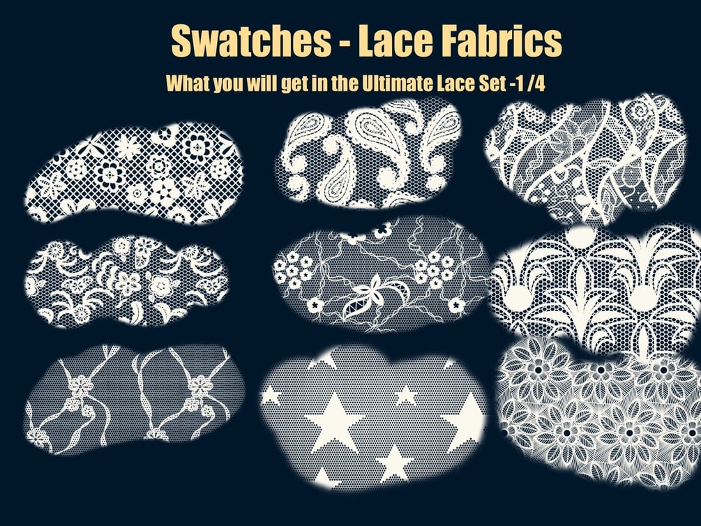 Seamless Lace Fabric Vector & Photo (Free Trial)