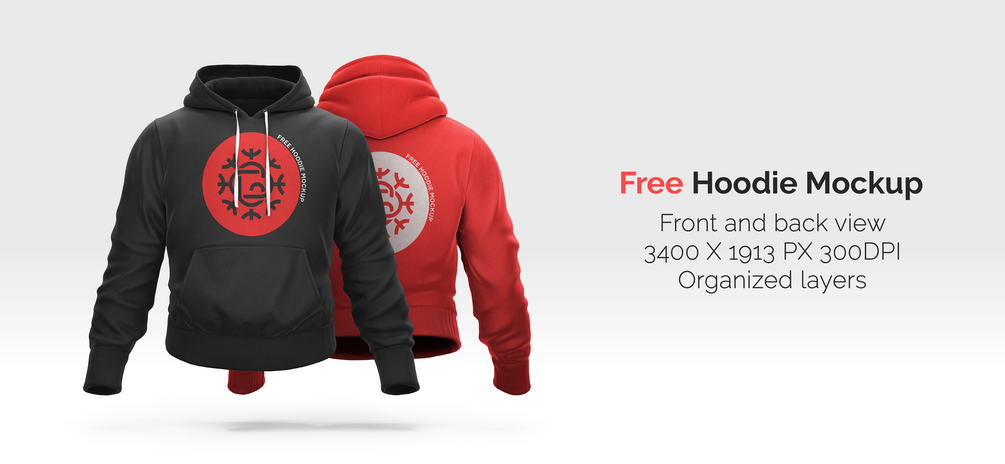 Hoodie Mockup - Free version