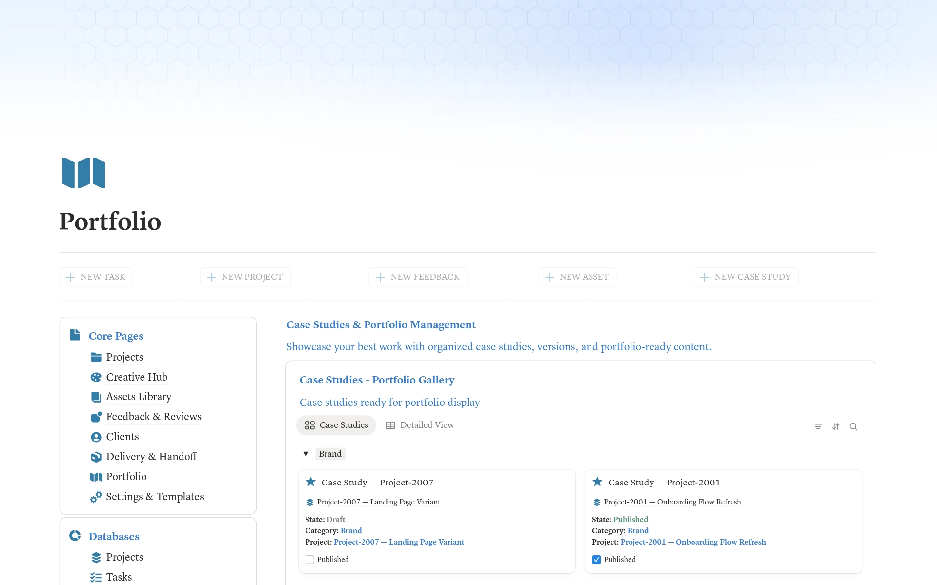 Designer OS - Briefs, Moodboards & Project Hub - view 4