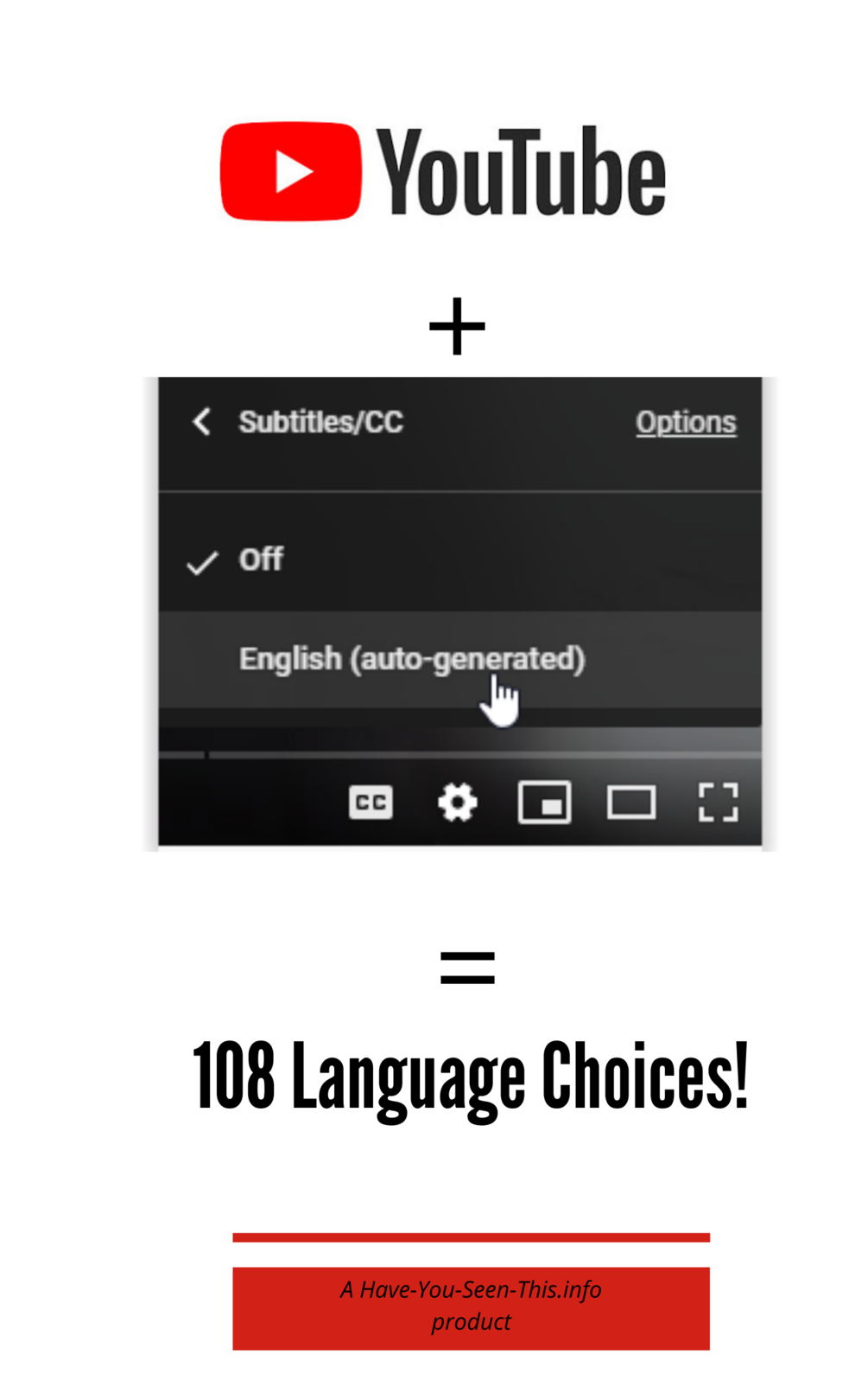 YouTube + Auto Translate