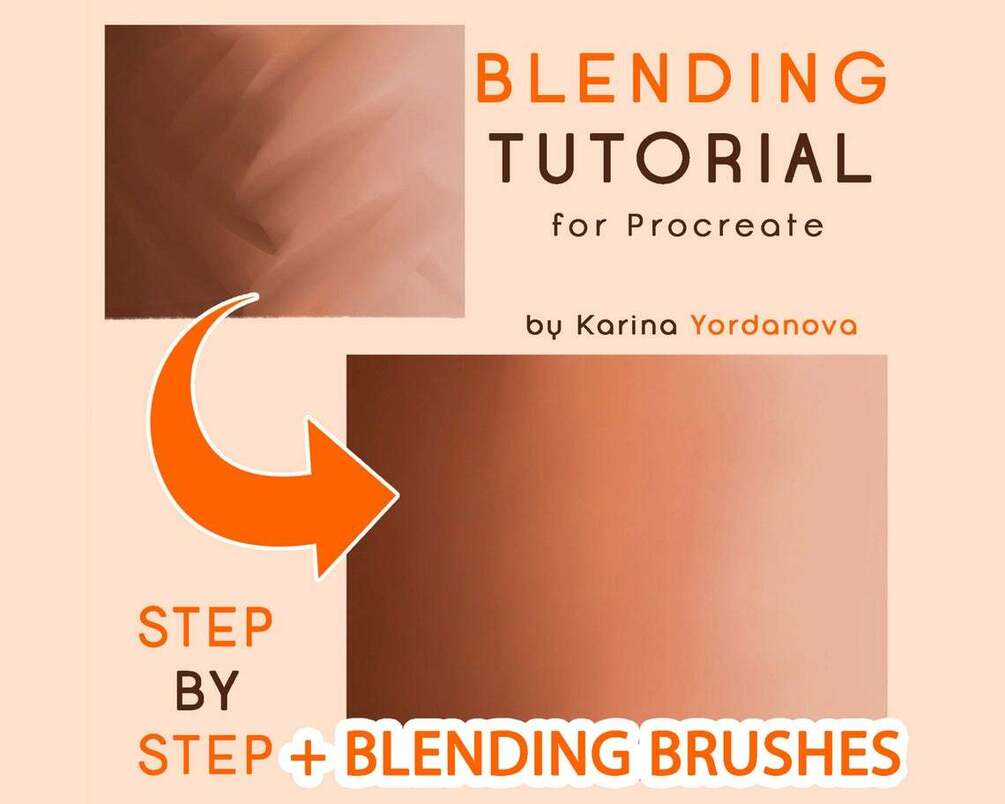 Blending TUTORIAL for PROCREATE by karina.yordanova.art