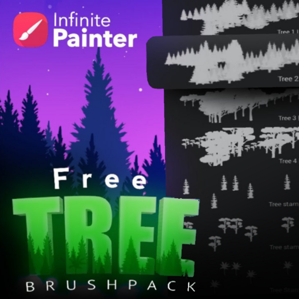 Infinite Painter free Tree brushpack | @rk.editx by Rahul Kale