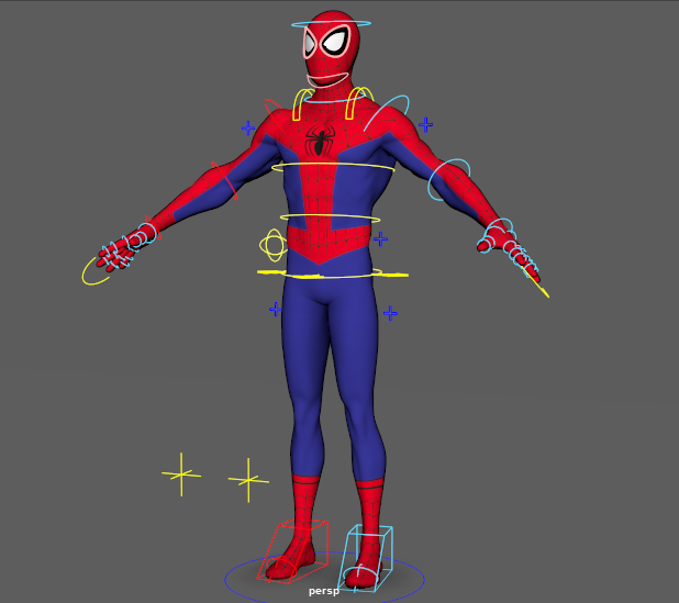 Peter B Parker Maya Rig (Spider-verse)