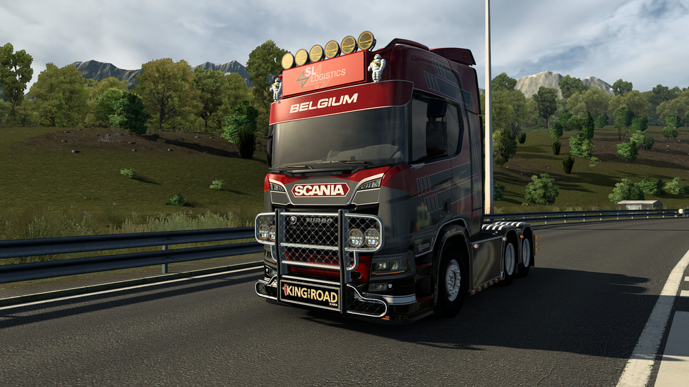 SL Logistics Transport Skin for Eugene Scania NG S/R ETS 2 by nitin vaid