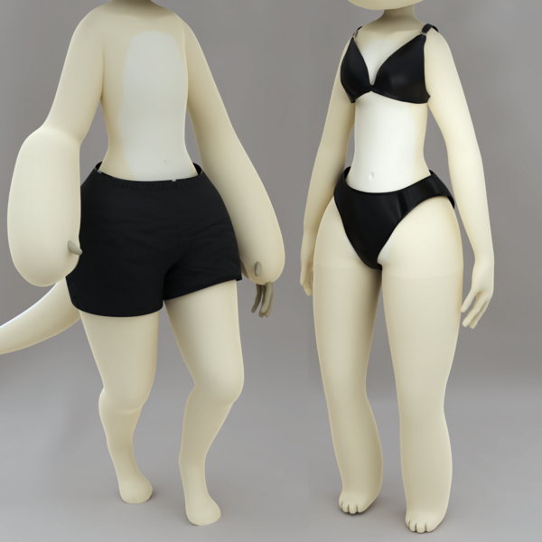 VRChat Nanachi Under-Clothing BUNDLE DEAL x3 [Accessories]