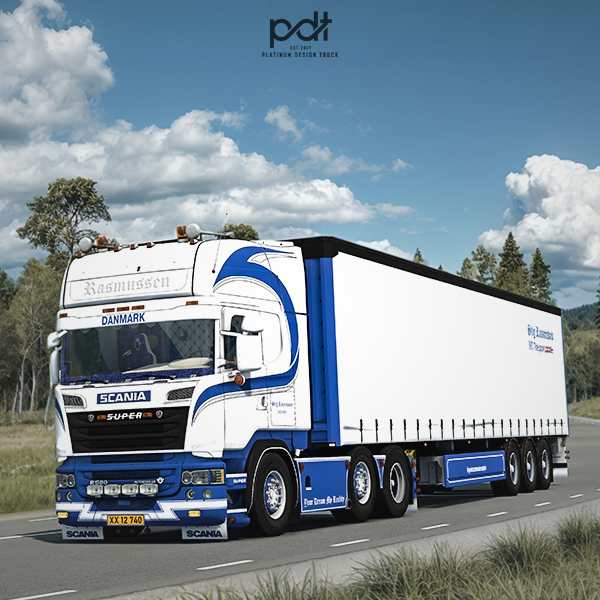 Scania R580 + Trailer "Stig Rasmussen" by PlatinumDesignTruck