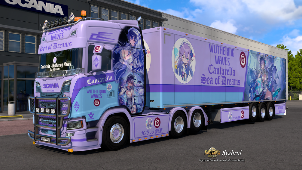 [ETS2] Cantarella | Wuthering Waves [Combo Skin] by Syahrul Itasha Truckstyling 痛トラック