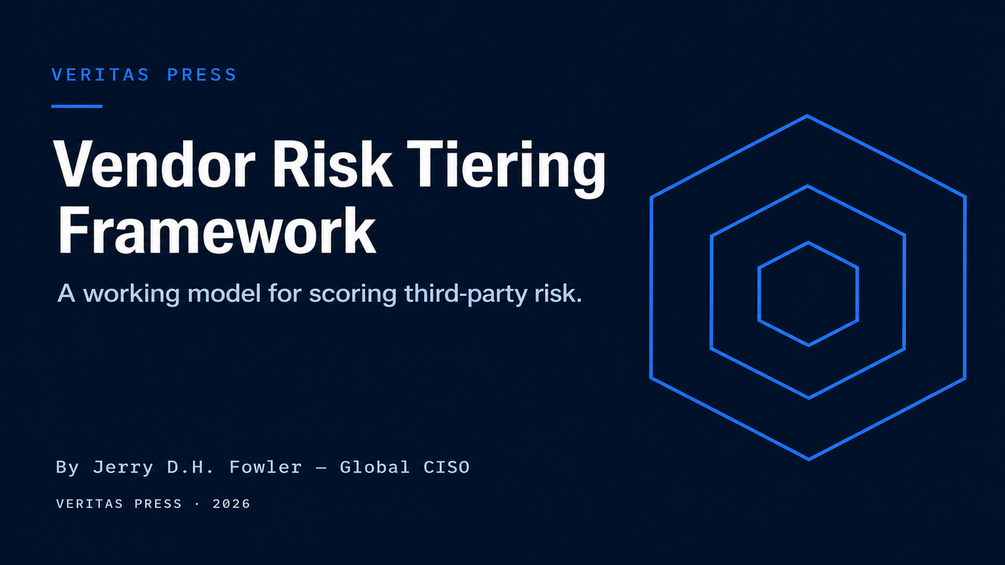 Vendor Risk Tiering Framework cover