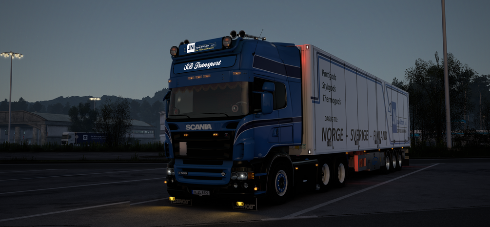 Blue & Purple skin ETS2 RJL by BD Skins