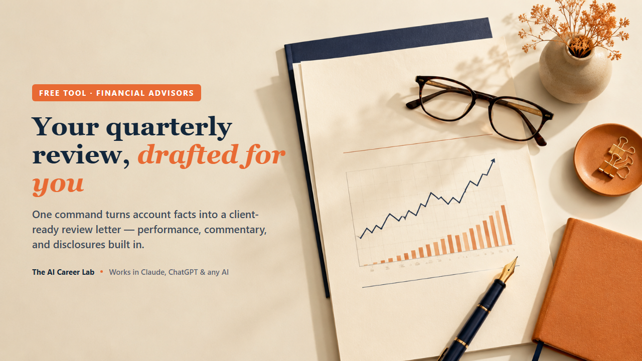 Your quarterly review letter, — what's inside