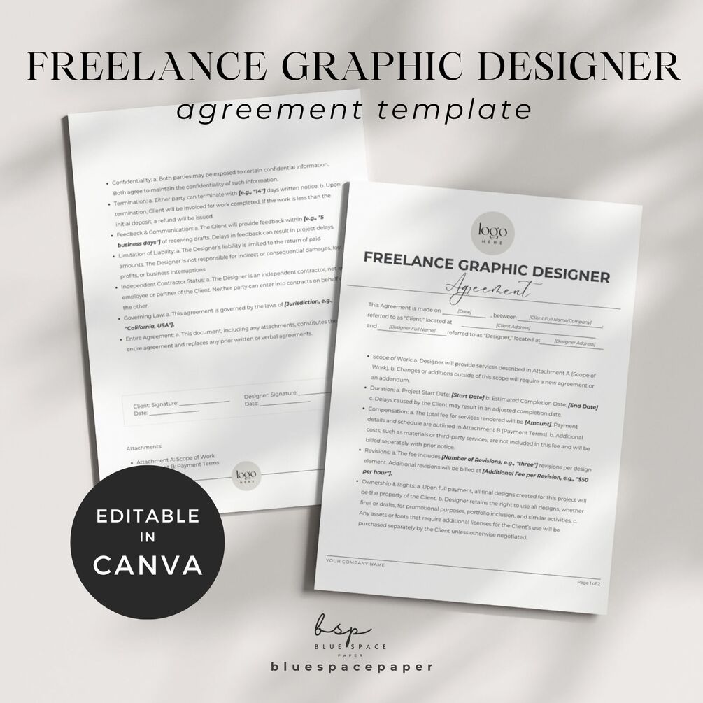 Picture of Freelance Graphic Designer Contract Agreement - DO016