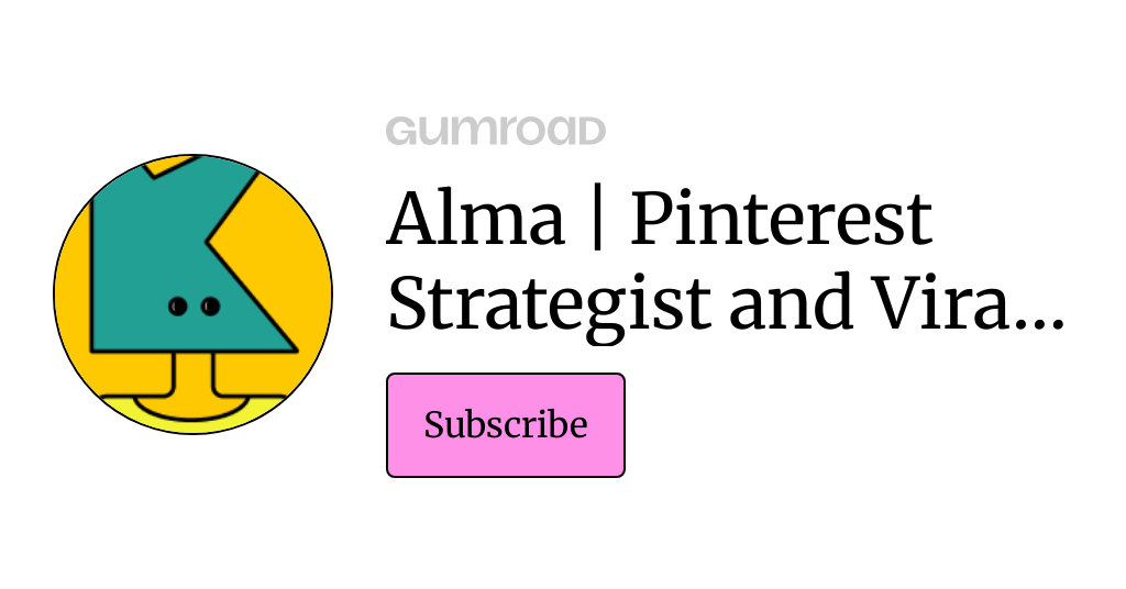 Alma | Pinterest Strategist and Viral Content Expert
