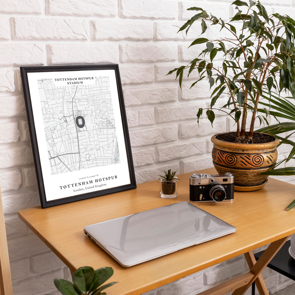 Tottenham Hotspur Stadium City Map / Tottenham Hotspur Map / London ...