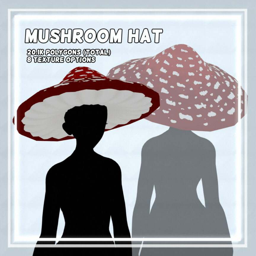 Mushroom Hat - VRChat Asset