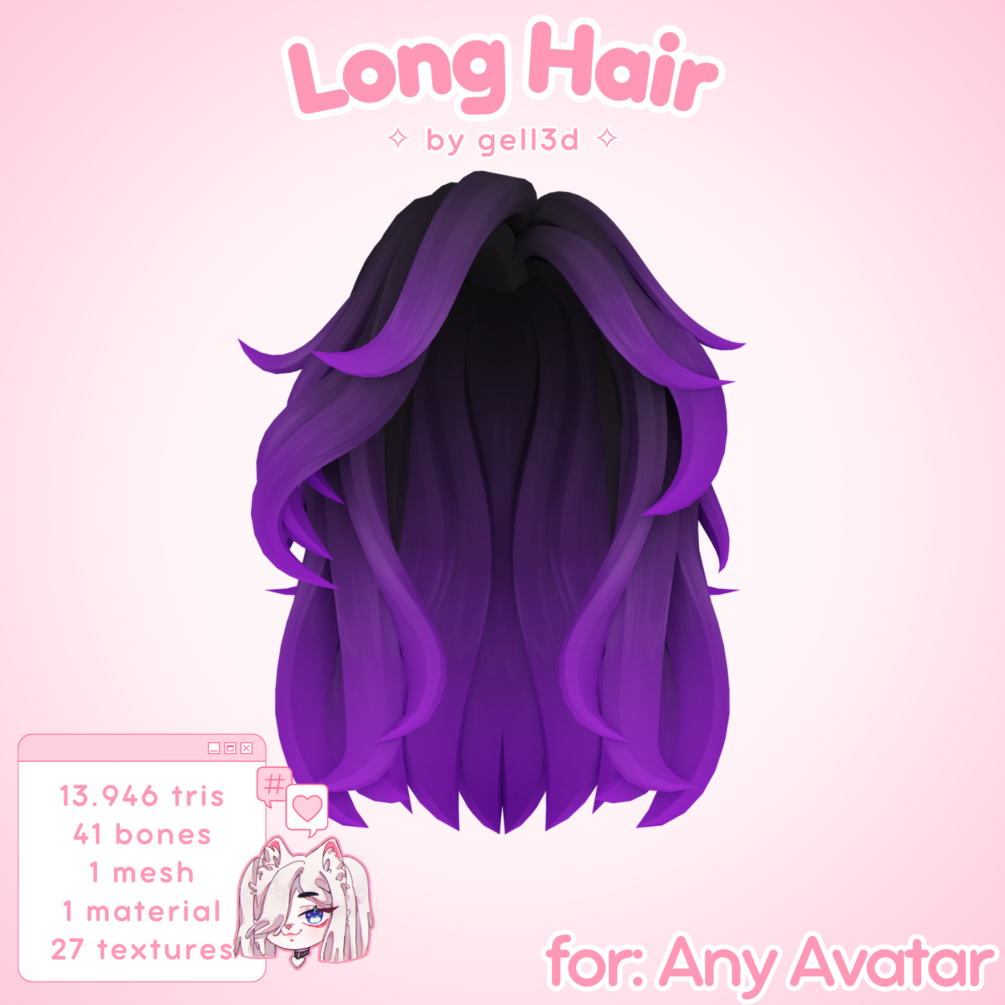 LongHair Girl#2 Roblox avatar