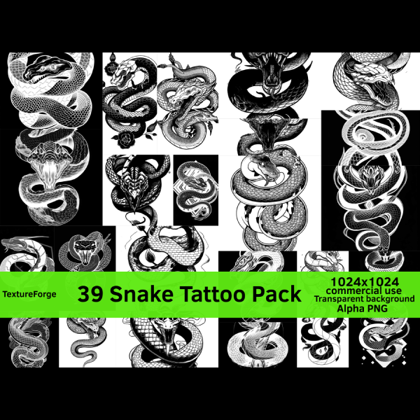 Snake Tattoo Pack