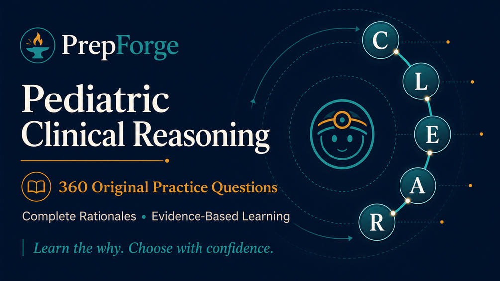 PrepForge Pediatric Clinical Reasoning cover