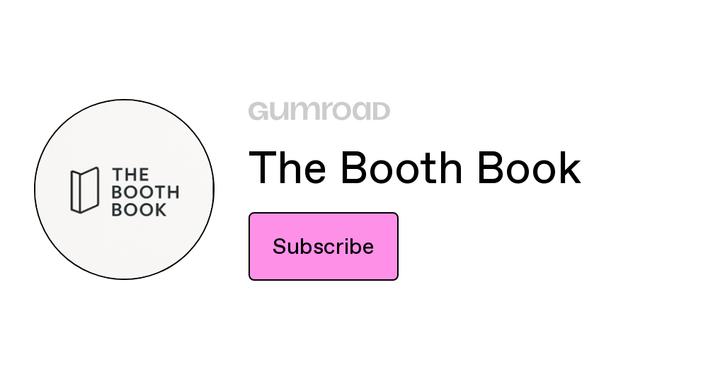 The Booth Book