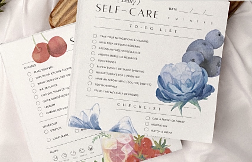 Modern, Aesthetic and Editable Daily Self-Care Planner
