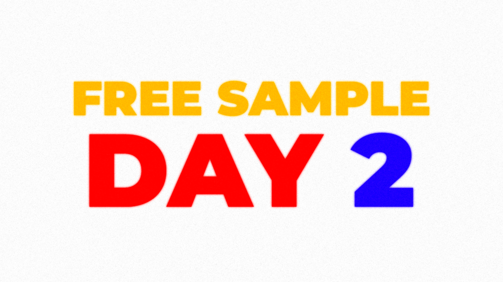 FREE Sample Day 2