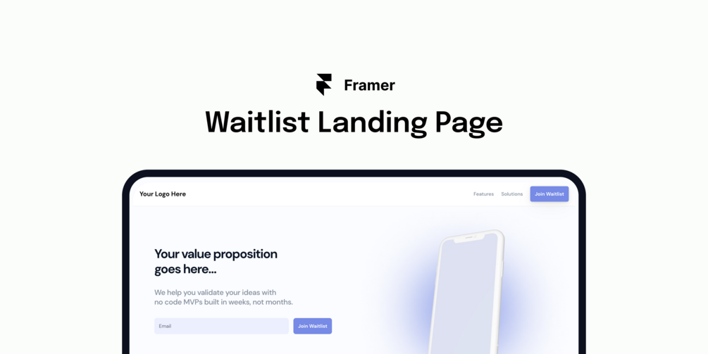 Waitlist Landing Page