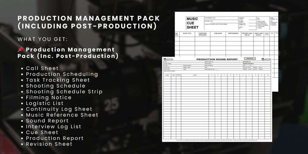 Film Production Document Template
