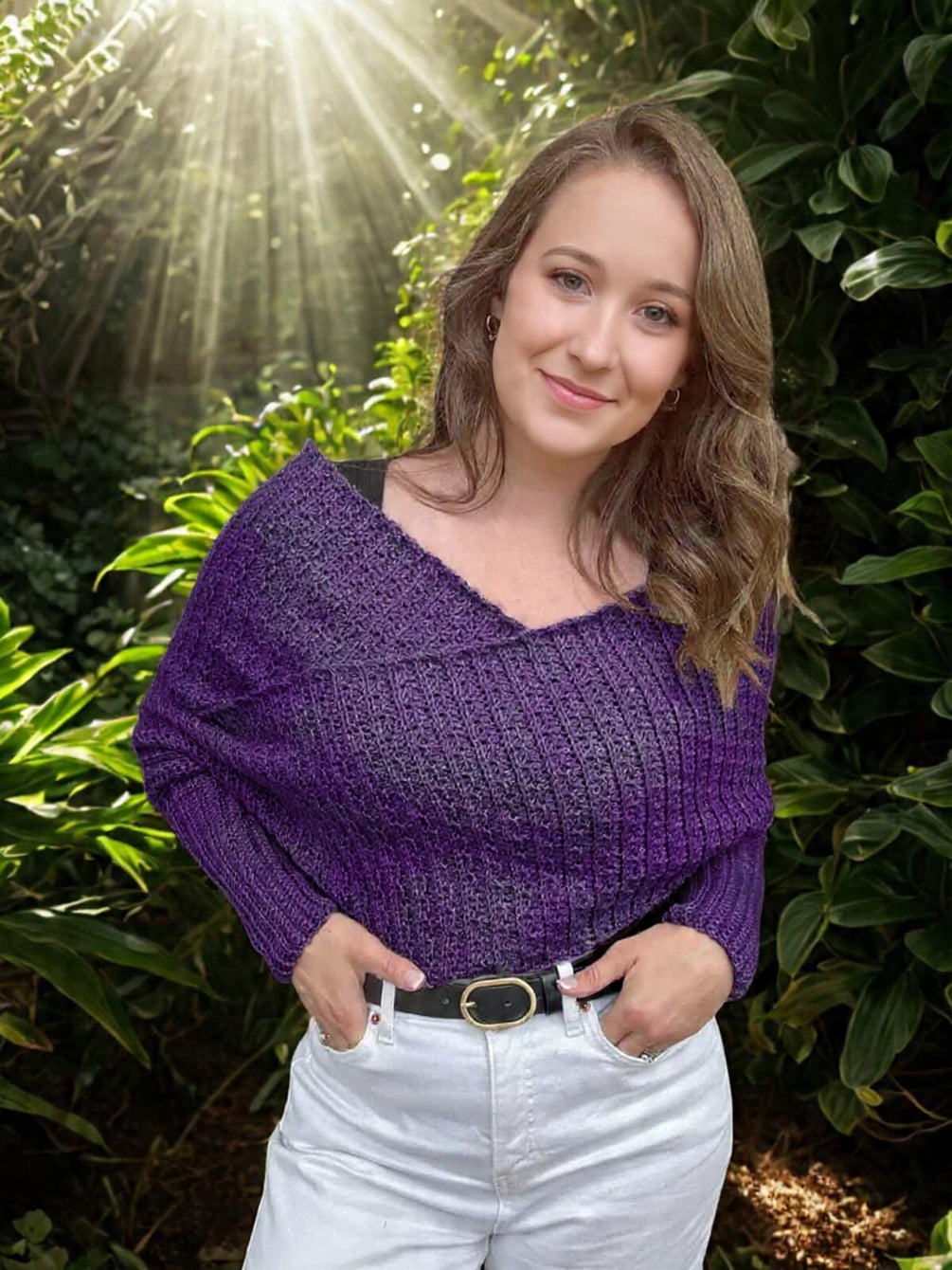 Mirabilis Crochet Sweater Scarf Pattern Preview