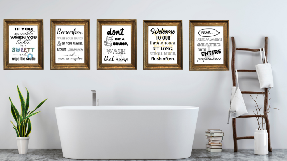 Bathroom Printables Pack